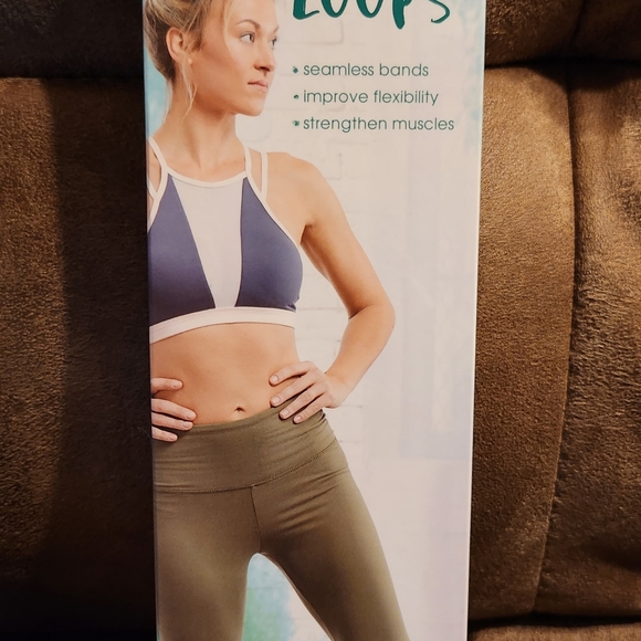 Exercise Flex Bands And Therapy Loops Resistance Workout Band Workout NIB - Picture 6 of 6